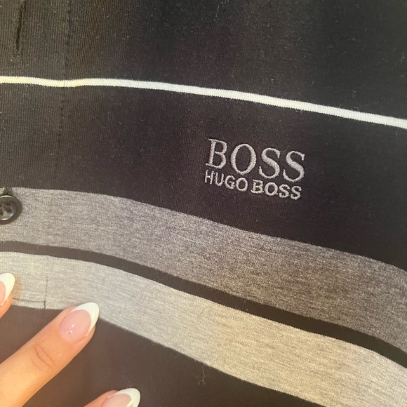 Hugo Boss SLIM-FIT LONG-SLEEVED POLO SHIRT - Picture 3 of 6